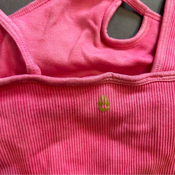 Spiritual Gangster Kaci Crop in Hot Pink - Picture 6 of 6